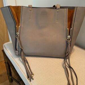 Authentic Chloe Milo Medium Leather & Suede Tote authentic